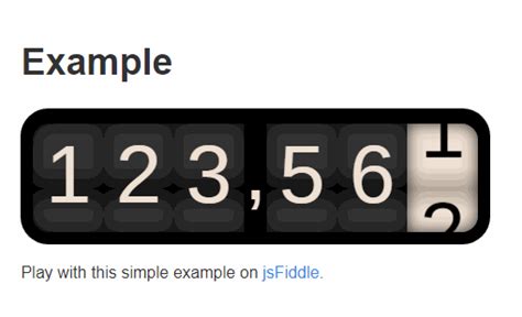 odometer.js — smoothly transitioning number .